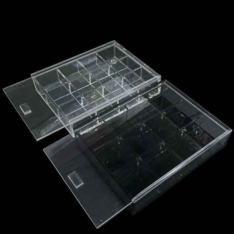 New acrylic pullable nail decoration storage box Buy Product on VIAN